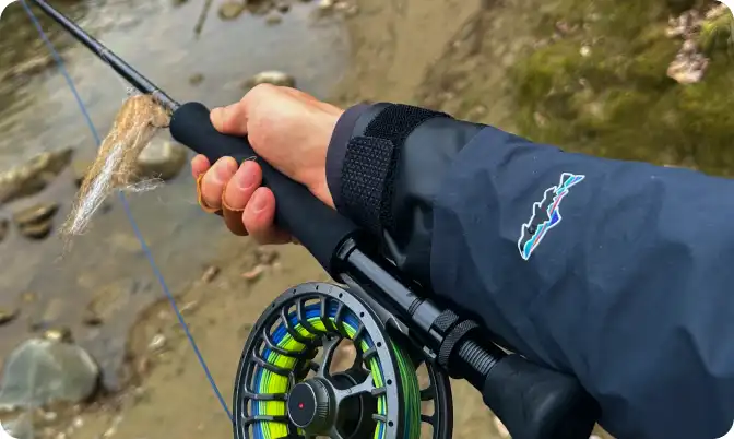 Streamer fishing